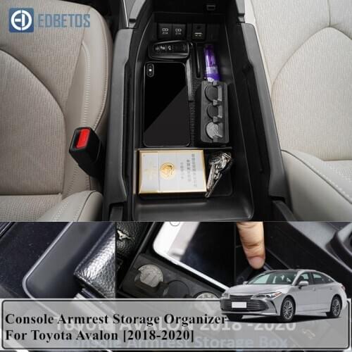 For Toyota Avalon 2018 2019 2020 Accessories For Toyota Avalon Center Conosle Organizer Tray For Toyota Avalon Storage Glove Box