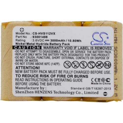 Cameron Sino 3000mAh battery for HOOVER S1120 93001498 Vacuum Battery