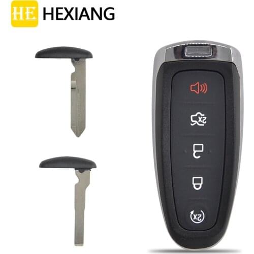 HE Xiang Car Remote Control Key Shell Case For Ford Edge Escape Flex Explorer C-Max Repolacement Promixity Card Housing Cover