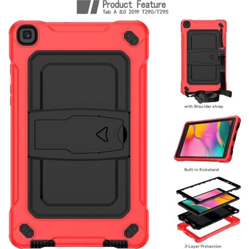 Case For Samsung T290 T295 Heavy Duty Shockproof Kids Tablets Cover For Samsung Galaxy Tab A 8.0 SM-T290 SM-T295 SM-T297 Fundas
