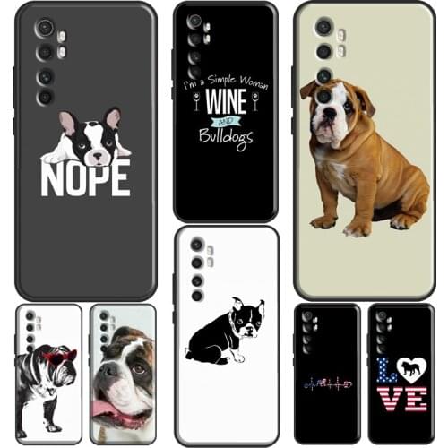 French Bulldog Design Case For POCO M3 Pro F2 F3 X3 Pro Funda For Xiaomi Mi 11 Lite Ultra Mi 9T 10T Pro Note10