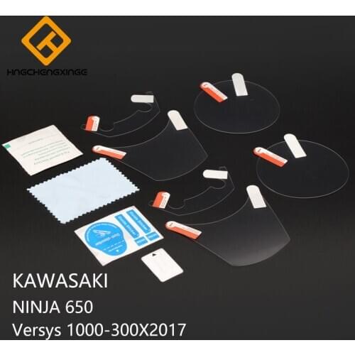 For Kawasaki Ninja650 Versys1000 Versys300-X 2017 Motorcycle Cluster Scratch Protection Film Screen Protector