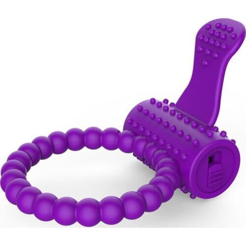 Erotic Cockring Vibration Collars Delay Premature Ejaculation Cock Penis Vibrating Ring for Men Sex Toys