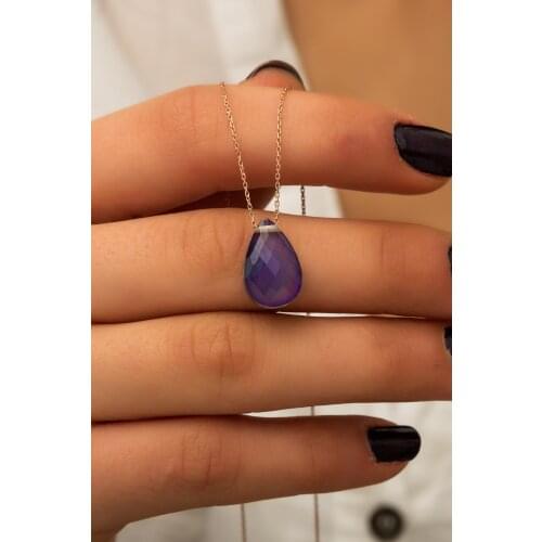 Change Color According hot to Body Silver İntuition Stone Necklace 925 Sterling Silver Chain Necklace Women Necklace