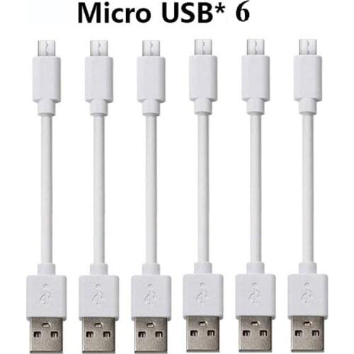 Type C Micro USB Cable 25cm Short Fast Charging For Samsung Xiaomi Huawei Android Phone Cord For USB Adapter Charging Station