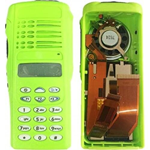 Green VBLL Replacement Housing Case Kit for Motorola HT1250 Two Way Radio( LCD+Speaker+mic)