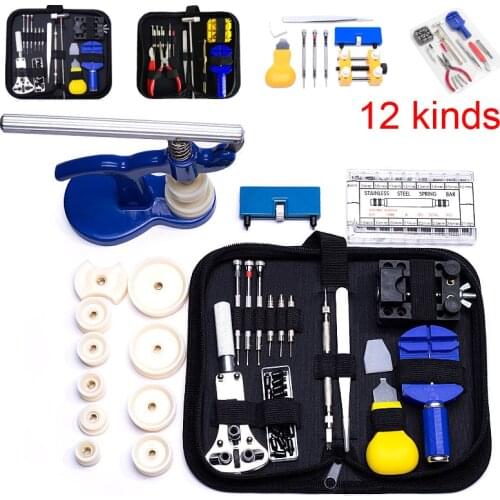 Watch Repair Tool Kits Watch Opener Remover Spring Bar Repair Pry Screwdriver Clock Watch Repair Tools Set Watchmaker Parts SC14