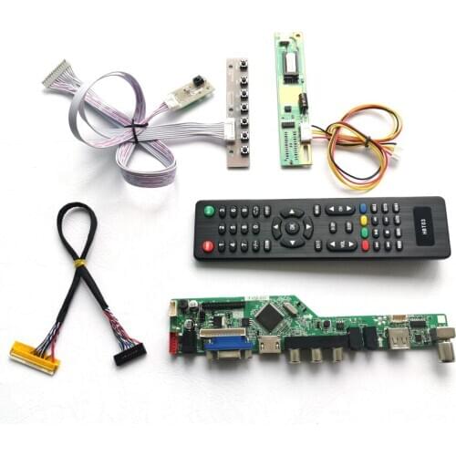 For LTN150P4-L01/L03 T.V56 controller board 1CCFL 30Pin LVDS LCD display panel Remote+Inverter+keyboard VGA AV USB DIY kit
