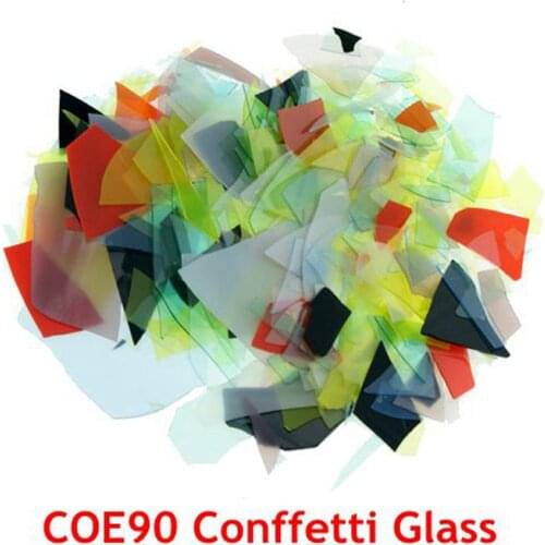 High Quality Confetti Glass 5bags/lot(28g/bag) COE90 Microwave Kiln Accessories Fusing Glass