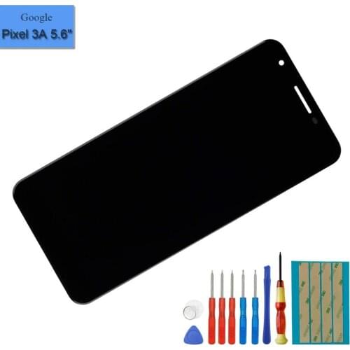 LCD Screen Compatible with Google Pixel 3A 5.6" Amoled Touch Screen Assembly Digitizer LCD Replacement Parts +ToolsFree shipping
