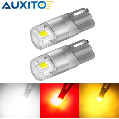 AUXITO 2x T10 Bulb W5W Led Lights For Opel Astra j Vectra Zafira Corsa Vivaro Front Position Parking Lights 12V 6000k Auto Lamp