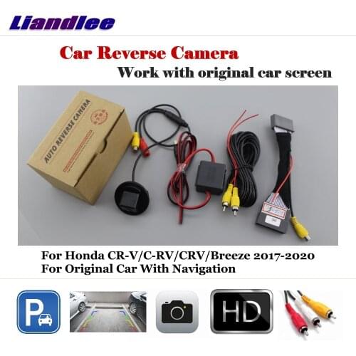 Car Reverse Parking Camera For Honda CR-V CRV Breeze 2017 2018 2019 2020 Work With The Screen Rear View CAM Accessories