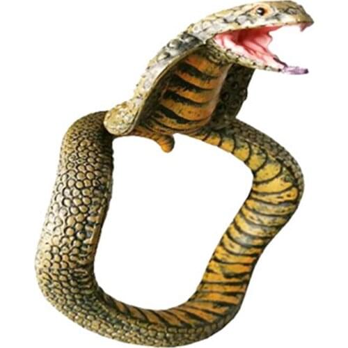 T5EC Snake Bracelet Simulation Animal Model Multi Styles Realistic Snake Shaped Bracelet Look Real for Adults Children Teens