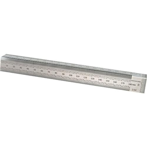 Woodworking 180mm Bend Rules Marking Rule Scriber for Dual-Surface Layout Ruler X7YF