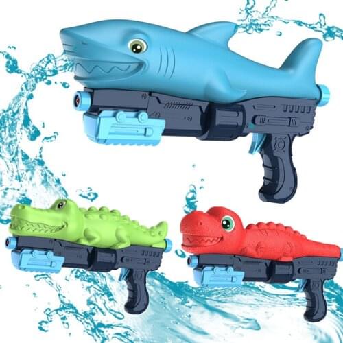 Childrens Water Guns Cartoons Shark Air Pressure Toys Water Bullet Bath Turtle Bathroom Play Toys Ocean Water Toys For Kids