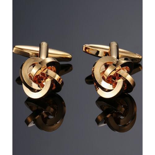 DY new High grade brand Brass material Golden Square cannabis Cufflinks Mens French shirt Cufflinks free shipping