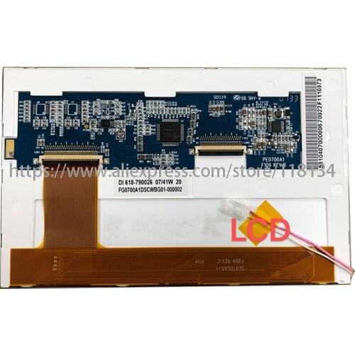 FG0700A1DSCWBG01-000002 7 inch industrial screen FG0700A1DSCWBG01 SE0700A0-1 with touch panel digitizer