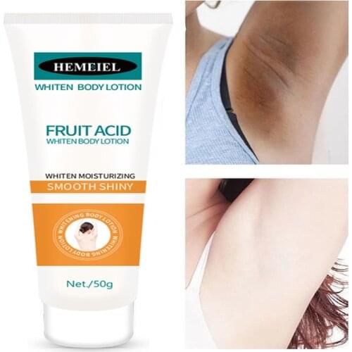 Hemeiel Whitening Cream Moisturizing Nourish Repair Improve Arm Armpit Ankles Elbow Knee Body Dull Brighten Arbutin Skin Care 50