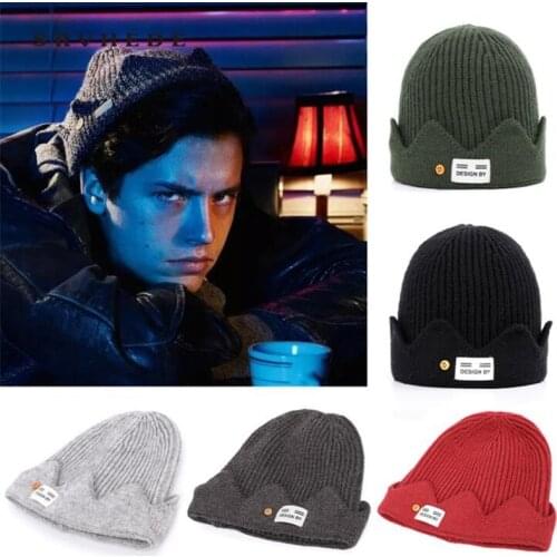 Riverdale Cap Hat Movie Costume Beanie Knit Skullcap Hats Men Women Melon Caps Lover Fashion Bonnet