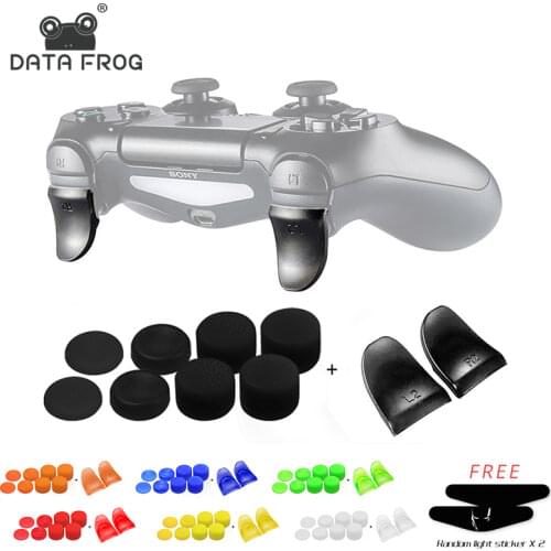 Data Frog Bent L2 R2 Buttons Triggers Extender Kit For PlayStation 4 PS4/PS4 Slim/PS4 Pro Game Controller Accessories