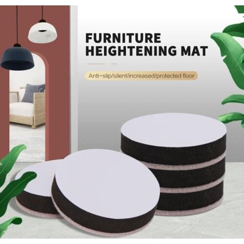 Table Chair Leg Mat Slip-proof Noise-reducing Foot Pad Table Leg Heightening Sofa Table Furniture Leg Desk Pad Wear Resistant