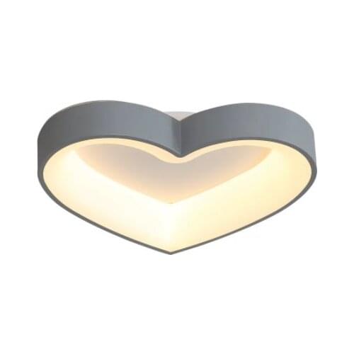 Creative heart-shaped decorative lamp wedding room bedroom warm room chandelier simple modern study lamp