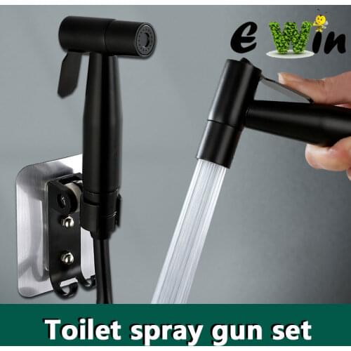 Handheld Toilet Bidet Sprayer Set Kit Stainless Steel Hand Bidet Faucet For Bathroom Hand Sprayer Self Cleaning Shower Head