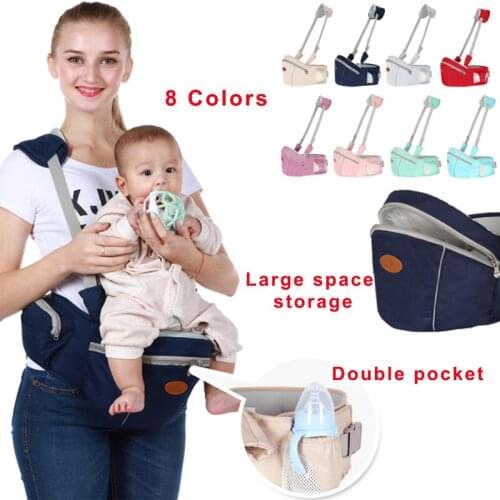 New Ergonomic Baby Carrier Infant Kid Baby Hipseat Sling Front Facing Kangaroo Baby Wrap Carrier for Baby Travel Baby stool
