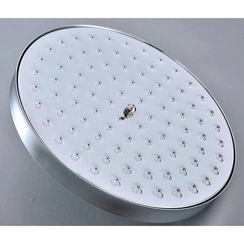Polished Chrome Rainfall Shower Head Round Waterfall Shower heads Rain Bathroom Top Sprayer Bsh234
