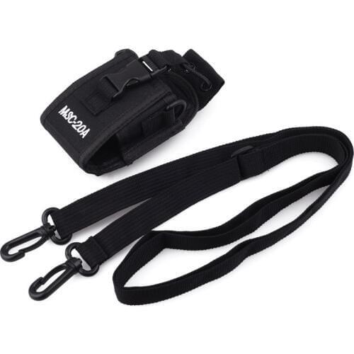 Portable MSC-20A Universal Radio Bag Holder Nylon Pouch Cover Holster Carry Case For Baofeng Kenwood ICOM YAESU Walkie Talkie