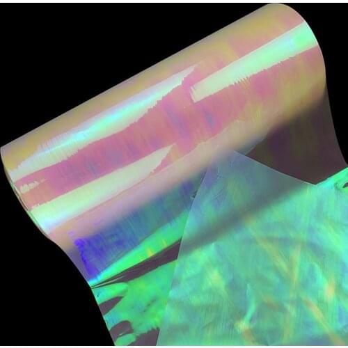 Rainbow Film Holographic Vinyl Paper for Package Bag Patchwork Bow Sign Arts Projects DIY sticker decoration