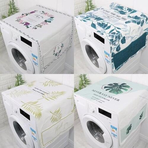 Waterproof Washing Machine Cover Cloth Single Door Refrigerator Dust Cover Cloth Dustproof Tablecloth Dust Protection Cover