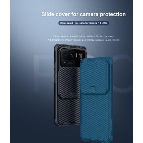 For Xiaomi Mi 11 Ultra Case NILLKIN CamShield Camera Protection Case Slide Privacy Clean Back Cover for Xiaomi 11 11 Pro чехол