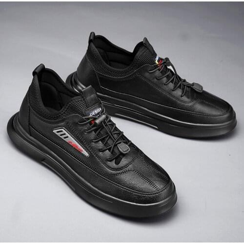 Winter Mens Shoes Home Boots Men Shoes Leather Zapatos Hombre Casual Cuero Male 2020 De Zapatillas For Shoe Mens Sneakers