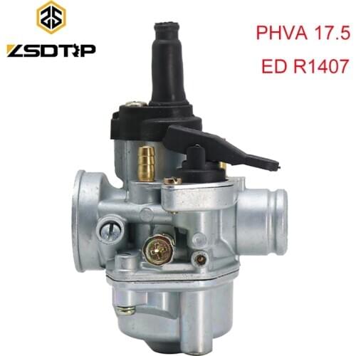 ZSDTRP 2T Dellorto 17.5 Carb PHVA Carburator 17.5mm ED for Derbi Senda Gilera Bultaco EBE EBS by Dellorto Carbs