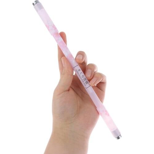 1 pc Ball Point Penspinning Non Slip Coated Spinning Pen Learning Office Supplies