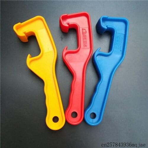 100pcs Barrel Lid Openers Plastic Gallon Bucket Opener Pail Paint Can Opening Tools
