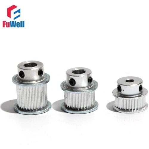 2GT Timing Pulley 32T 4/5/6/6.35/7/8/10mm Bore Toothed Gear Pulley 7/11/16mm Belt Width GT2 32Teeth Transmission Belt Pulley