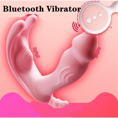 Butt Plug Vibrator Women Sex Toys Dildos Prostate Massager Pussy Anal Vibrator Clitoris Stimulator Bluetooth Vibrator Panties