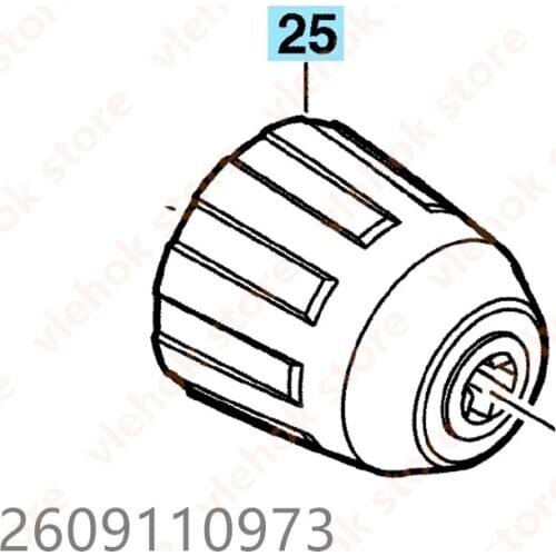 Keyless Chuck for BOSCH GSB14.4-2 GSB14.4-2-LI GSB12-2 GSB18-2-LI GSB14.4-2 2609110973 Cordl Perc Screwdr Power Tool Accessories