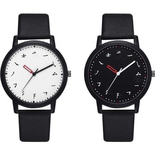 2 Colors Womens Watch Ladies Simple Irregular Section Watch Woman Business Pu Leather Band Wristwatch Quartz Watches Clock