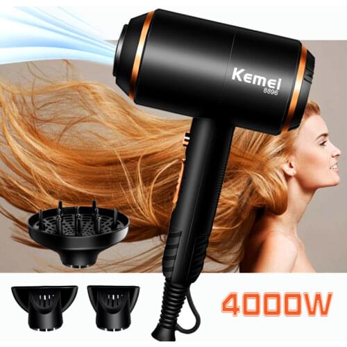 2200W Barber Hair Dryer for Professional No Injury Water Ions Portable Hair Blow Drye Hot/cold Air Hairdryer Salon Machine D40