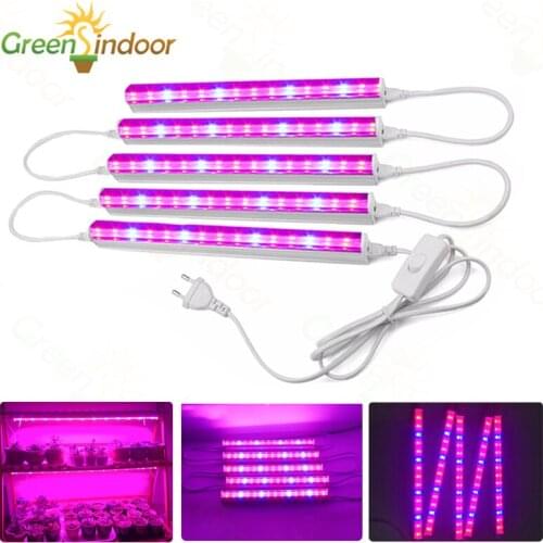 50W LED Grow Light Strip Full Spectrum LED Lamp for Plants High Luminous Efficiency Phytolamp for Indoor Greenhouse Seedlings