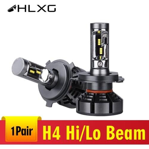 H4 led bulbs car light assembly stock in Spain Headlight 4300K 6500K 5000K 20000LM Car Bulb Mini H4 LED Far light Fog Light