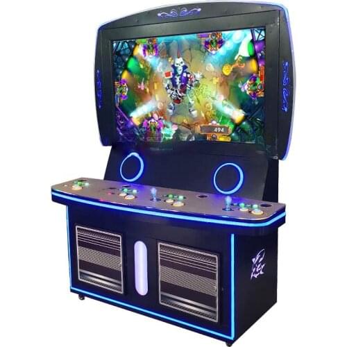 Upright Screen Multi Player fishing game table for bird hunting and fish Hunting