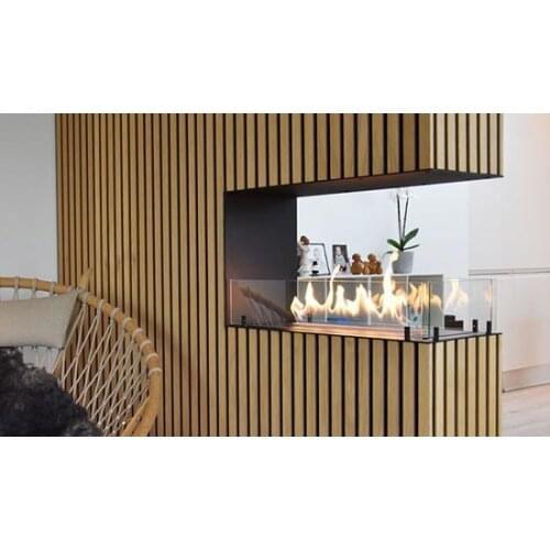 Inno-Fire 60 inch remote control smart home wifi bio ethanol wall mounted eletric fireplace