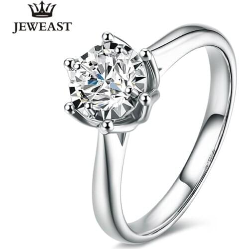 ADE Natural diamond 18K gold Pure Gold Ring Real 18K gold Solid Gold Ring Trendy Classic Party Fine Jewelry Hot Sell New 2019