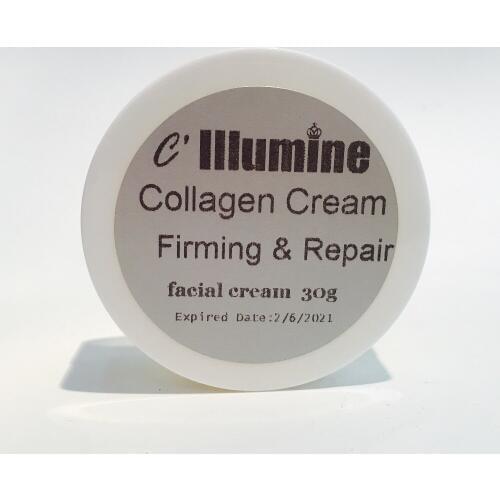 Collagen Cream Anti Aging Wrinkles Firming Repair Lady Ageless Fine Lines Lifting Ultra Moisturizing 30g