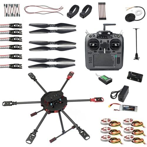 DIY Racing Drone Kit Q705 RTF Helicopter T18 PRO /AT9S/FS-i6/AT10 Remote Control APM /PIX Flight Control 40A ESC