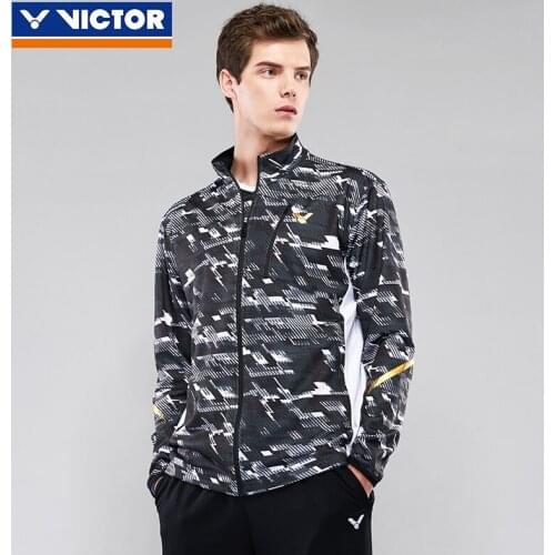VICTOR Badminton Suit Mens Competition Jacket Comfortable and Breathable for Sports Competition 85600